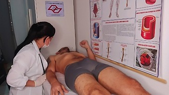 The Guy Got A Hard One In Front Of The Nurse